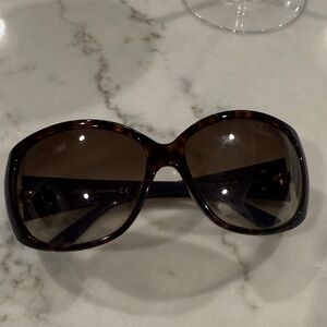 Jimmy Choo Brown Tortoise Sunglasses